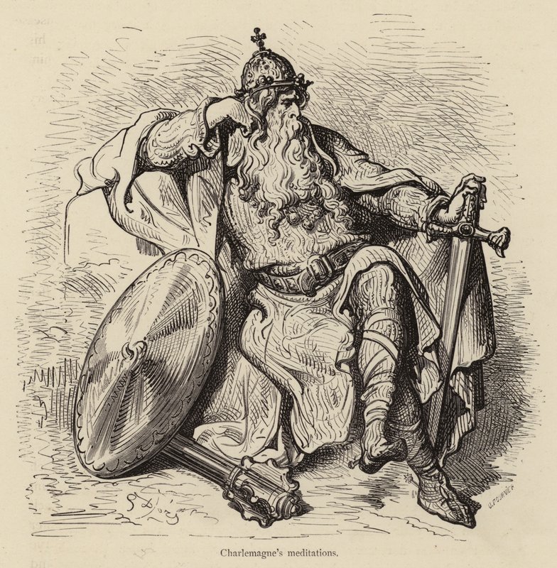 Charlemagnes meditációk alkotó: Gustave after Dore