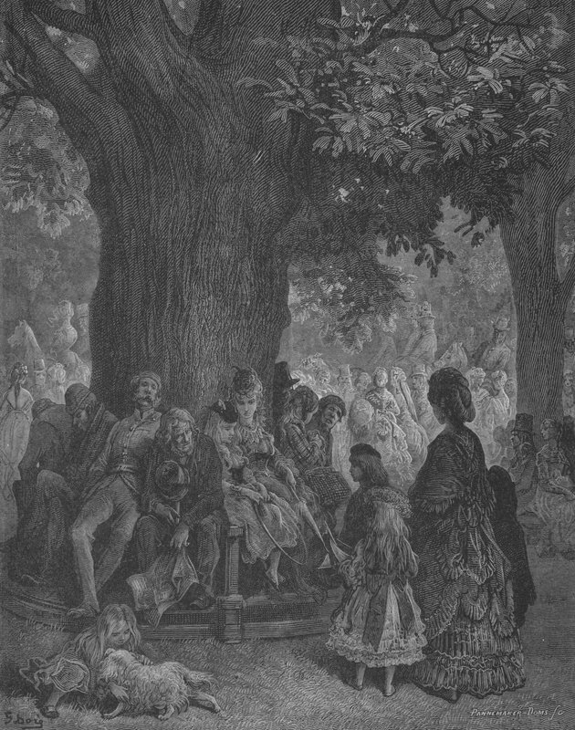 Az óriási fa Kensingtonban alkotó: Gustave after Dore