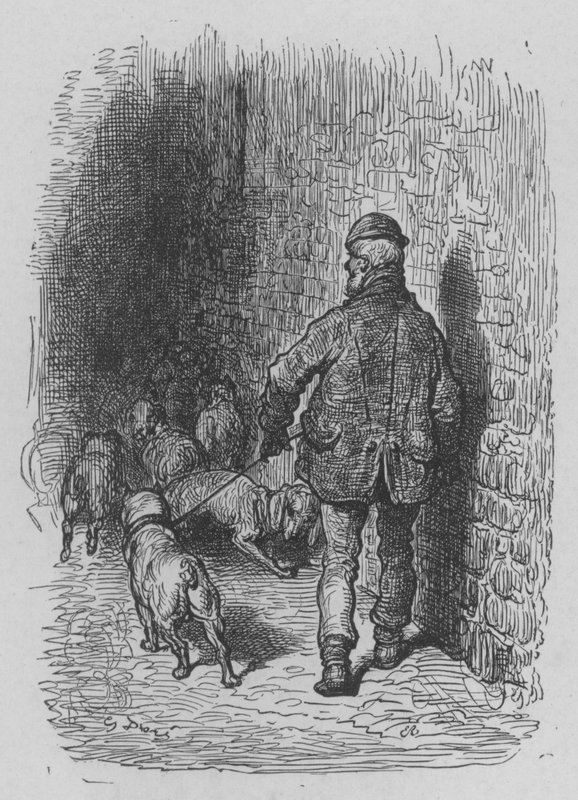 Le Marchand De Chiens alkotó: Gustave after Dore