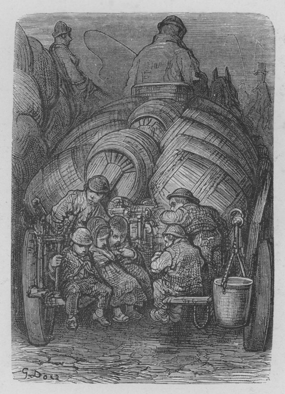 A sörporterek alkotó: Gustave after Dore