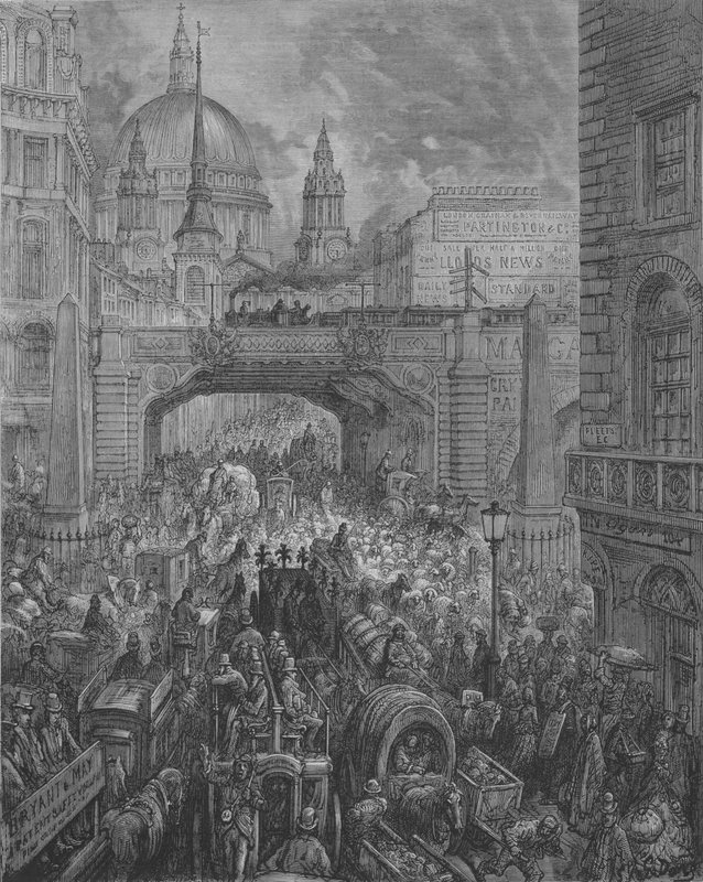 Ludgate-Hill alkotó: Gustave after Dore
