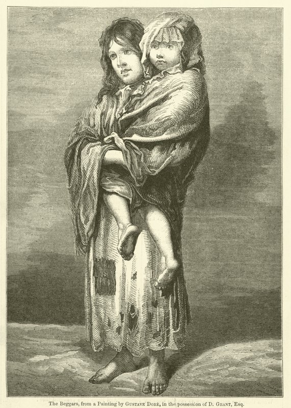 A koldusok alkotó: Gustave after Dore