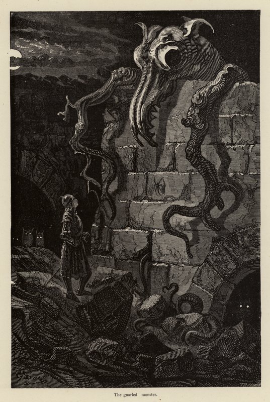 A göcsörtös szörnyeteg alkotó: Gustave after Dore