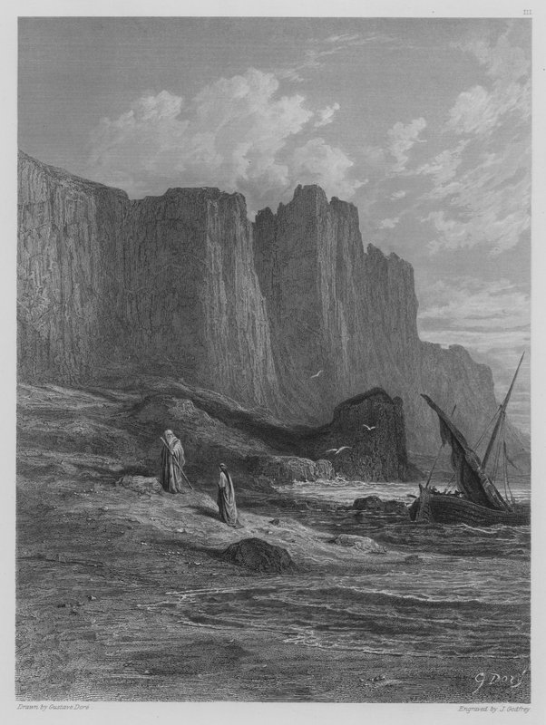 Vivien és Merlin kiszállnak alkotó: Gustave after Dore