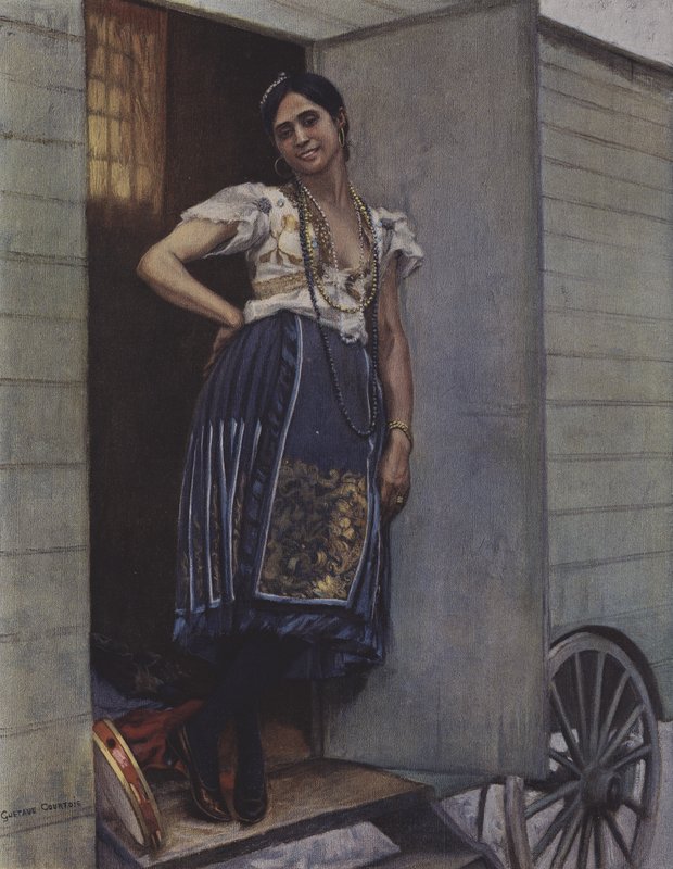 Bohemienne (cigány) alkotó: Gustave Claude Etienne Courtois
