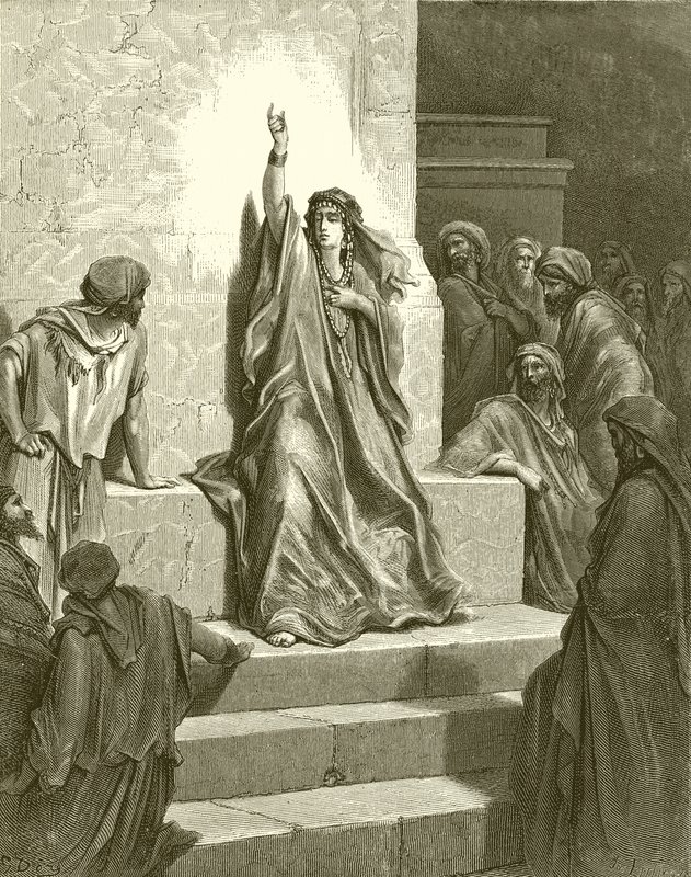 Deborah (metszet) alkotó: Gustave Dore