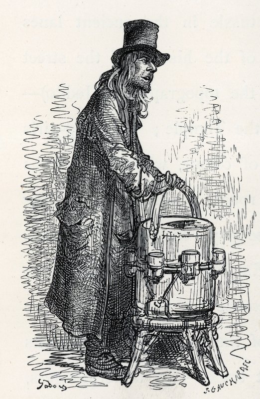 Limonádé eladó alkotó: Gustave Dore