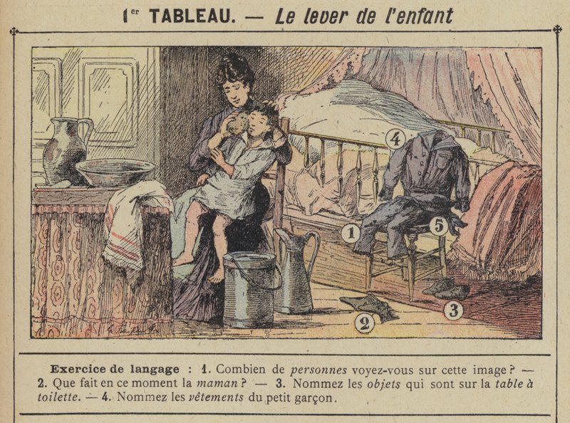 A gyermek felemelkedése (színes litho) alkotó: Gustave Fraipont