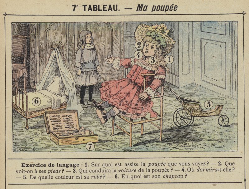 Az én babám (színes litó) alkotó: Gustave Fraipont