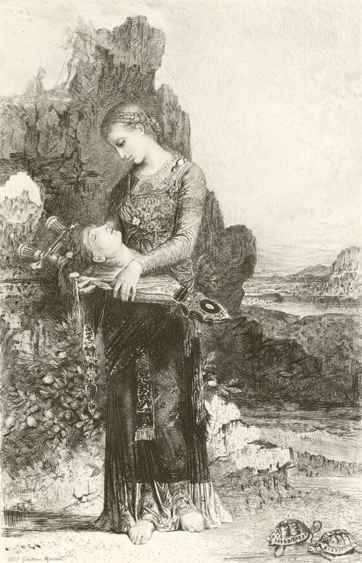 Orpheus (metszet) alkotó: Gustave Moreau