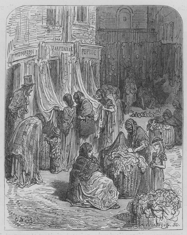 A Foire Aux Haillons alkotó: Gustave after Dore