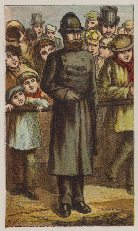 Rendőr (színes litó) alkotó: H.W. (after) Petherick