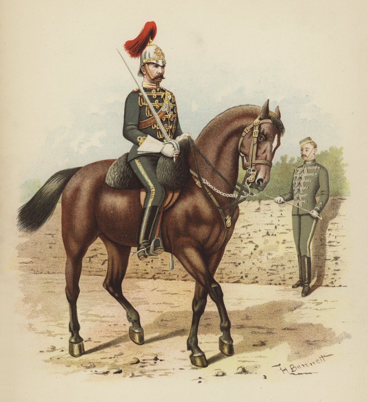 A 6. lovasezred (huszárok, Kanada) alkotó: H. Bunnett