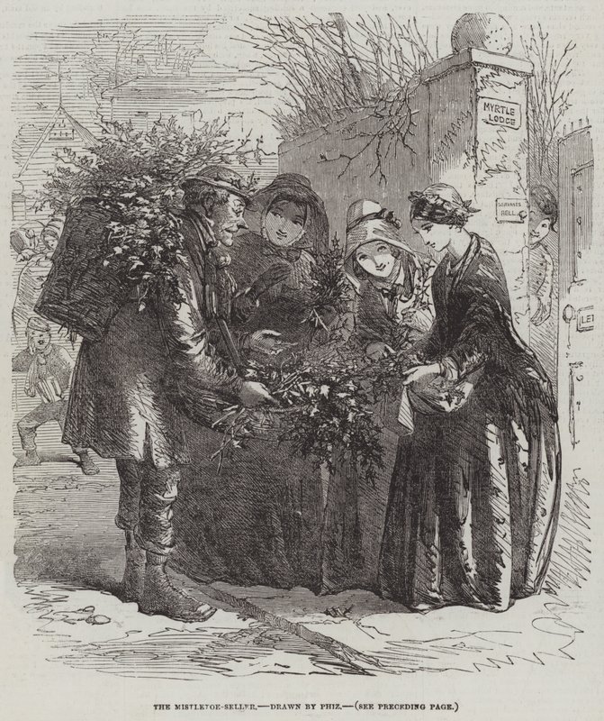 A fagyöngy-árus alkotó: Hablot Knight Browne