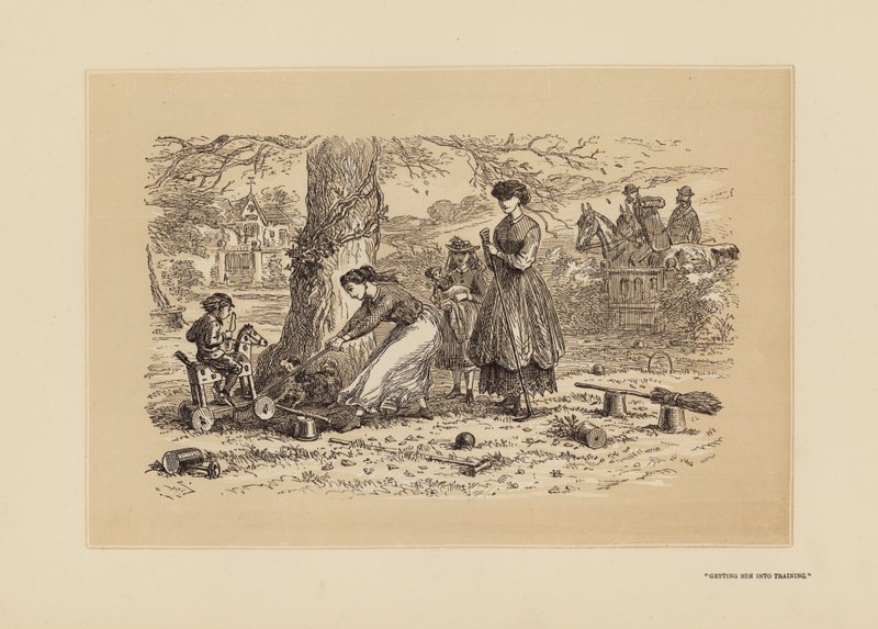 Bevezetés az edzésbe (gravírozás) alkotó: Hablot Knight (1815 92) Browne