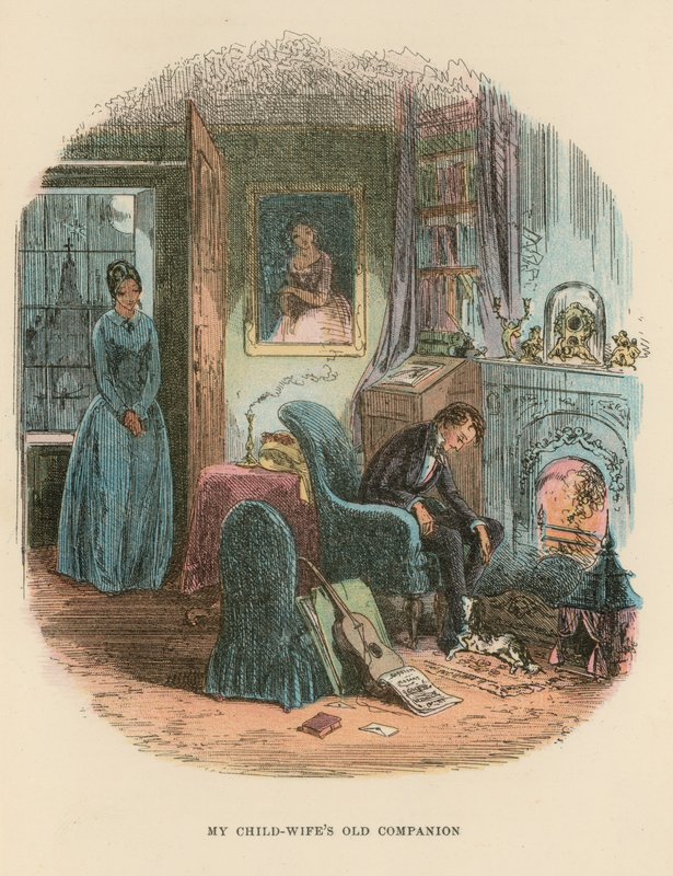 Illusztráció David Copperfield számára alkotó: Hablot Knight Browne