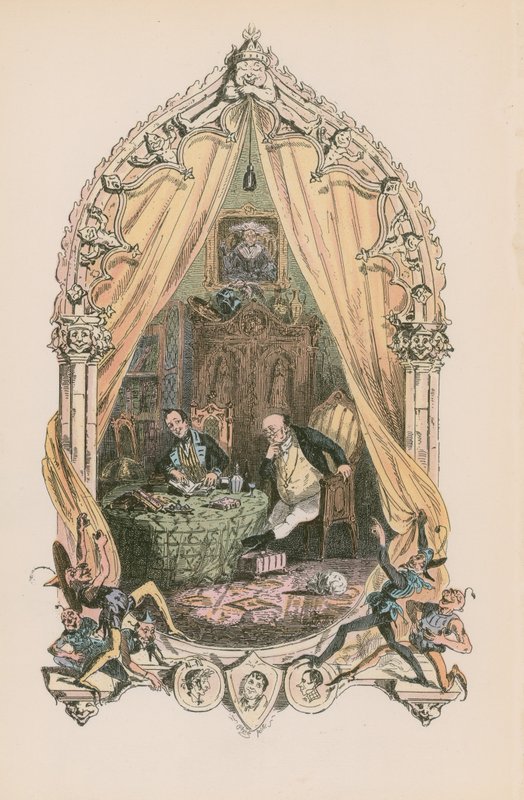 Illusztráció a Pickwick Papers számára alkotó: Hablot Knight Browne