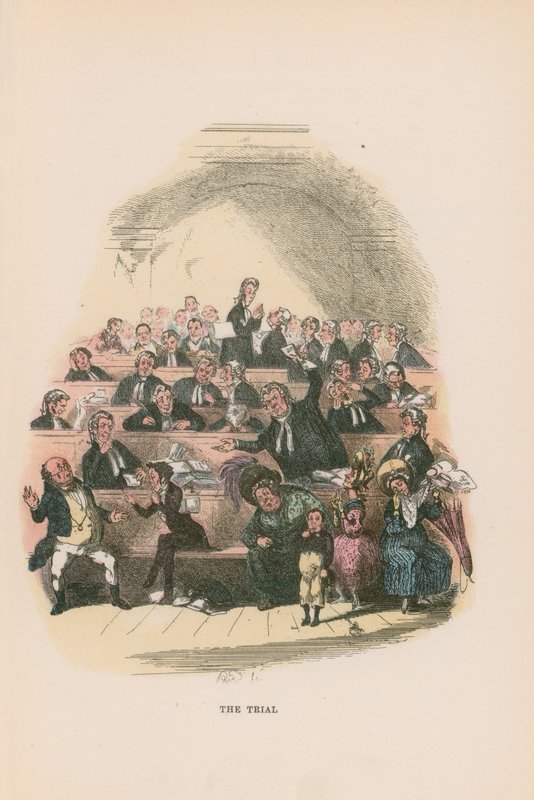 Illusztráció a Pickwick Papers számára alkotó: Hablot Knight Browne