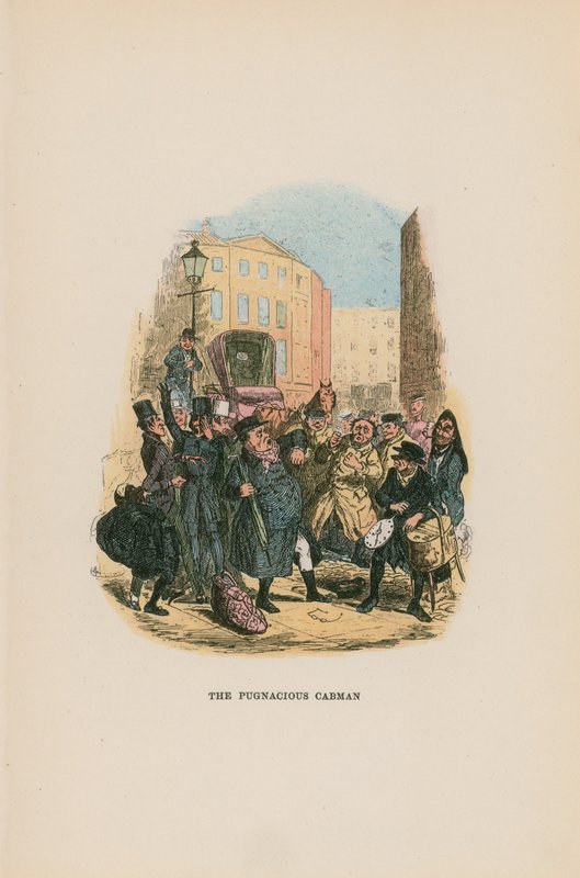 Illusztráció a Pickwick Papers számára alkotó: Hablot Knight Browne