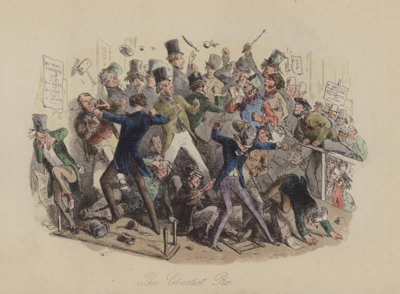 A Chartist Row alkotó: Hablot Knight Browne