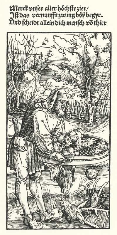 Vágyak (metszet) alkotó: Hans (after) Burgkmair