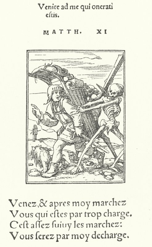 Pedlar (metszet) alkotó: Hans (after) Holbein the Younger