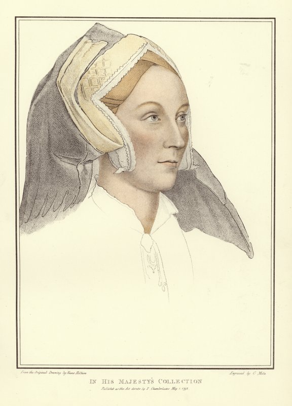 Margaret, Lady Elyot (aquatinta) alkotó: Hans Holbein der Jüngere