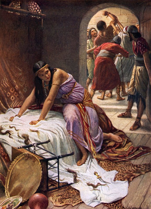Delilah (színes litho) alkotó: Harold Copping