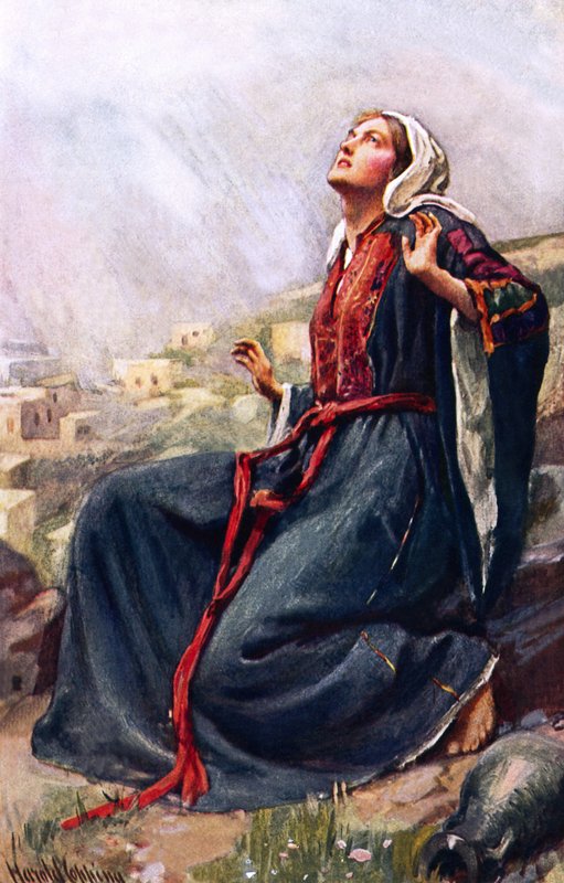 Mária, Jézus anyja alkotó: Harold Copping