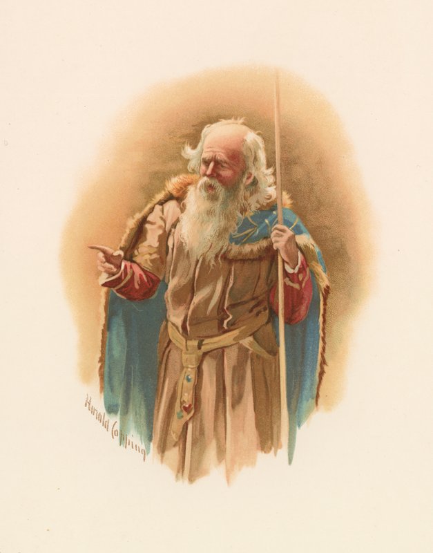 Polonius, Shakespeare Hamletjéből alkotó: Harold Copping