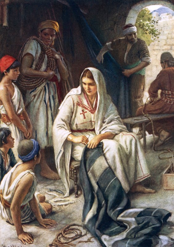 Priscilla (színes litó) alkotó: Harold Copping