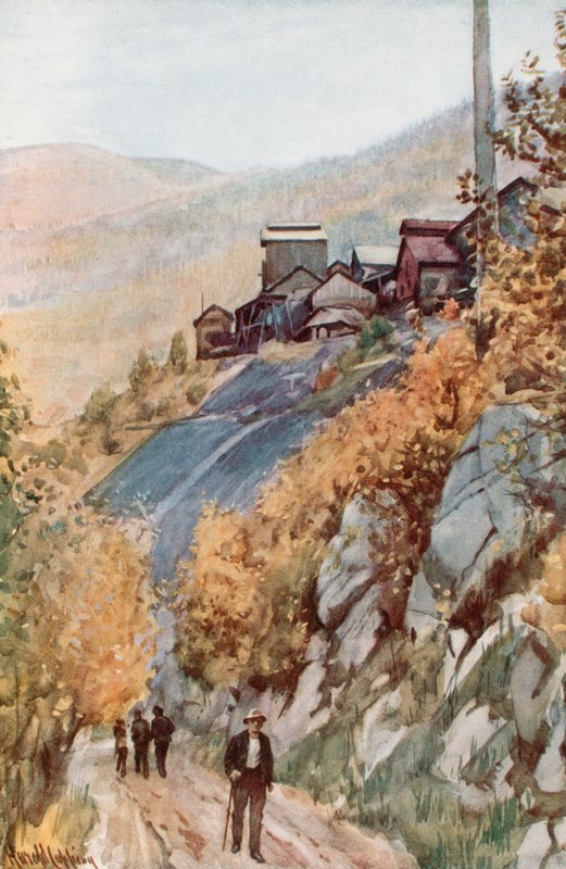 A régi kohó, Nelson alkotó: Harold Copping