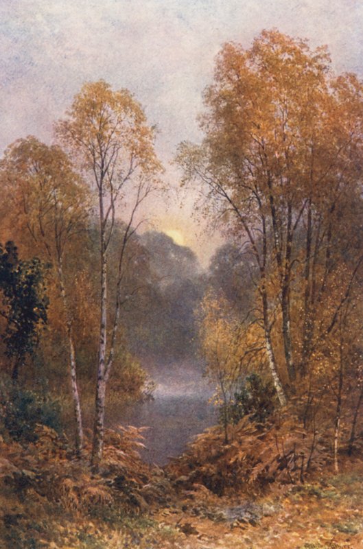 Az őszi hold (színes litográfia) alkotó: Harold Sutton Palmer