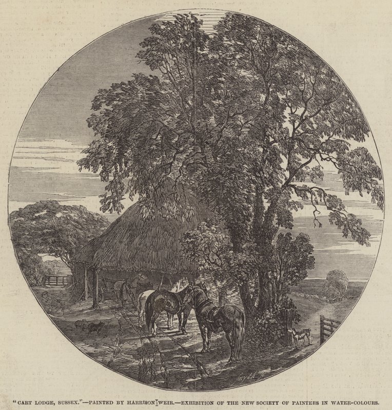 Cart Lodge, Sussex alkotó: Harrison William Weir