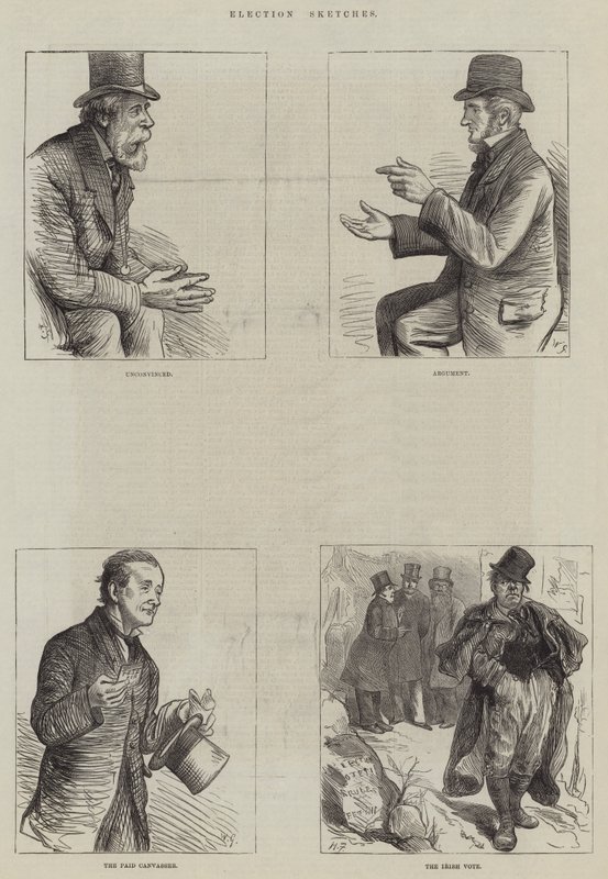 Választási vázlatok alkotó: Harry Furniss