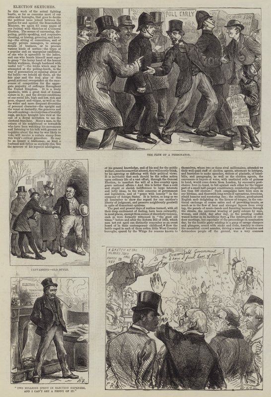 Választási vázlatok alkotó: Harry Furniss