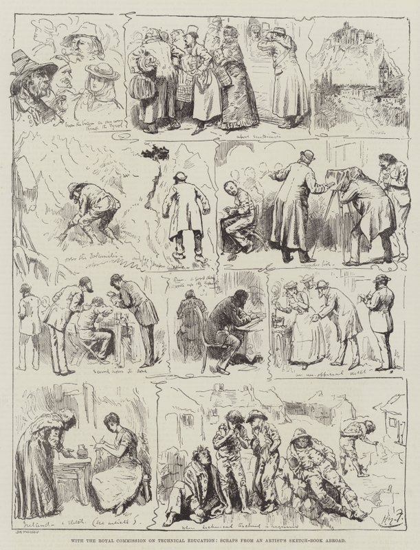 A Műszaki Oktatási Királyi Bizottsággal, Scraps from an Artist