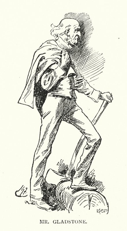 Mr Gladstone (litográfia) alkotó: Harry (after) Furniss