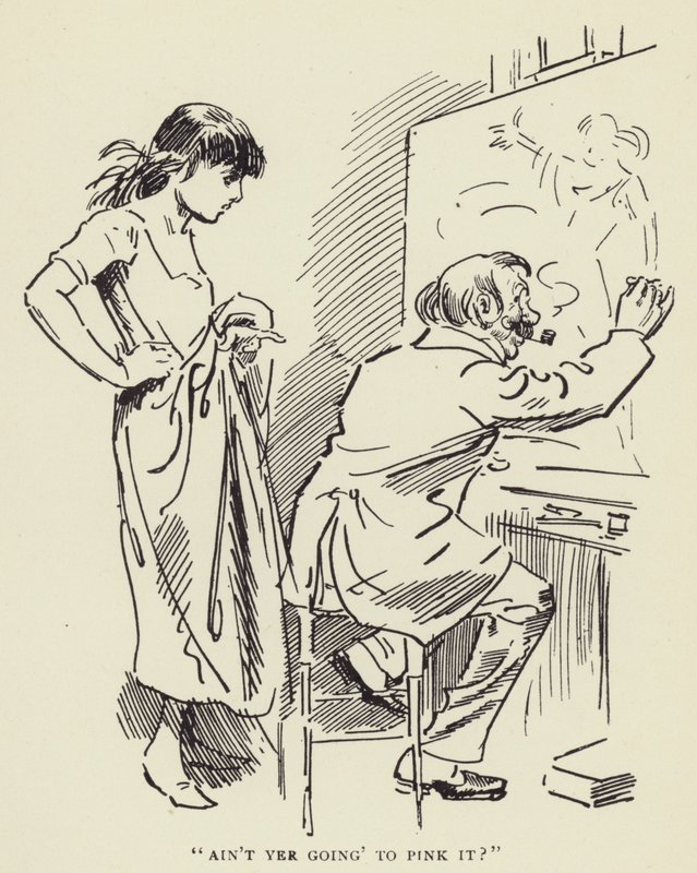Nem fogod rózsaszínbe tenni? alkotó: Harry Furniss
