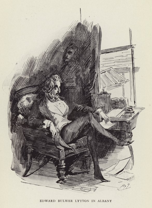 Edward Bulwer Lytton Albanyban alkotó: Harry Furniss