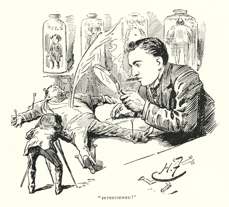 – Interjút készítettek! (litho) alkotó: Harry Furniss