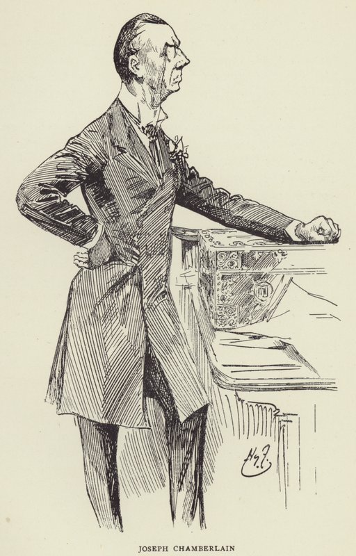 Joseph Chamberlain alkotó: Harry Furniss