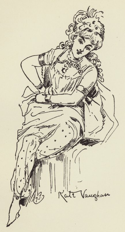Kate Vaughan alkotó: Harry Furniss