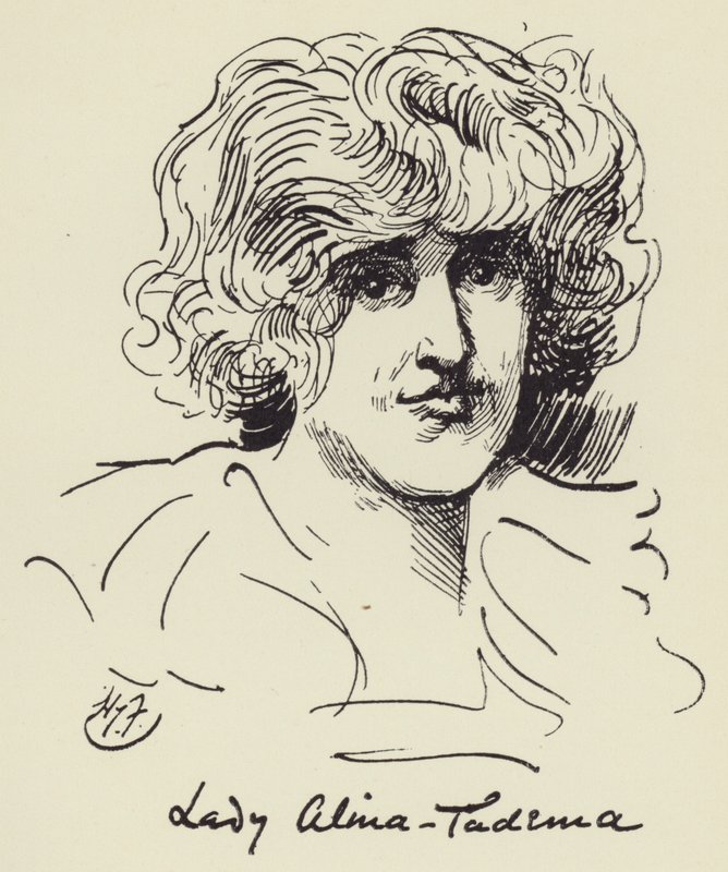 Lady Alma Tadema alkotó: Harry Furniss