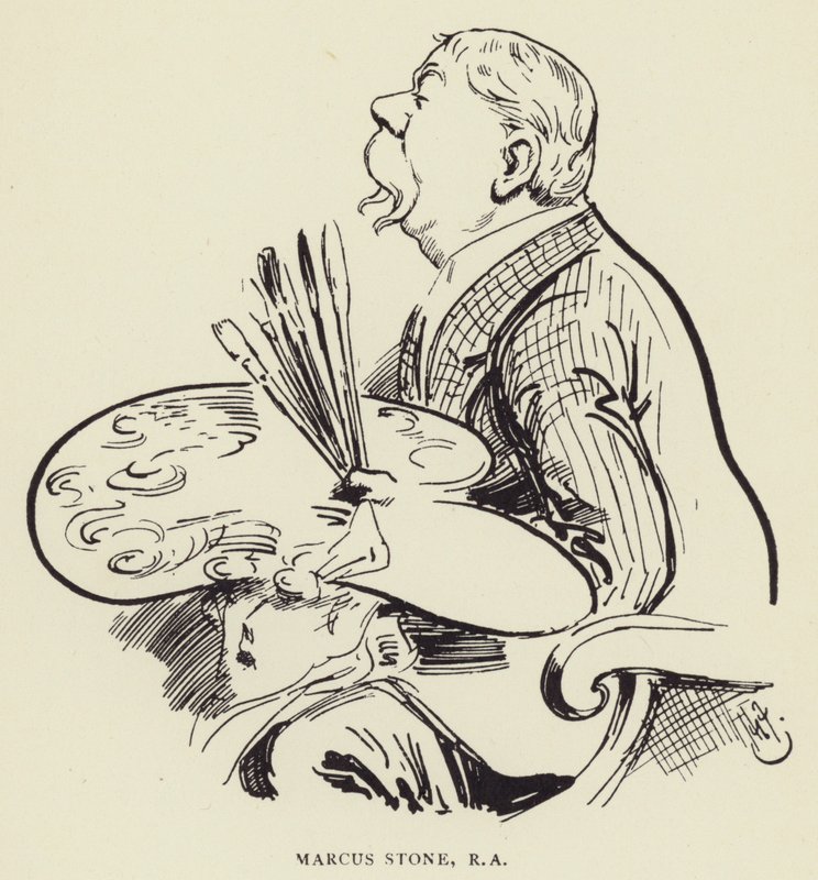 Marcus Stone, RA alkotó: Harry Furniss