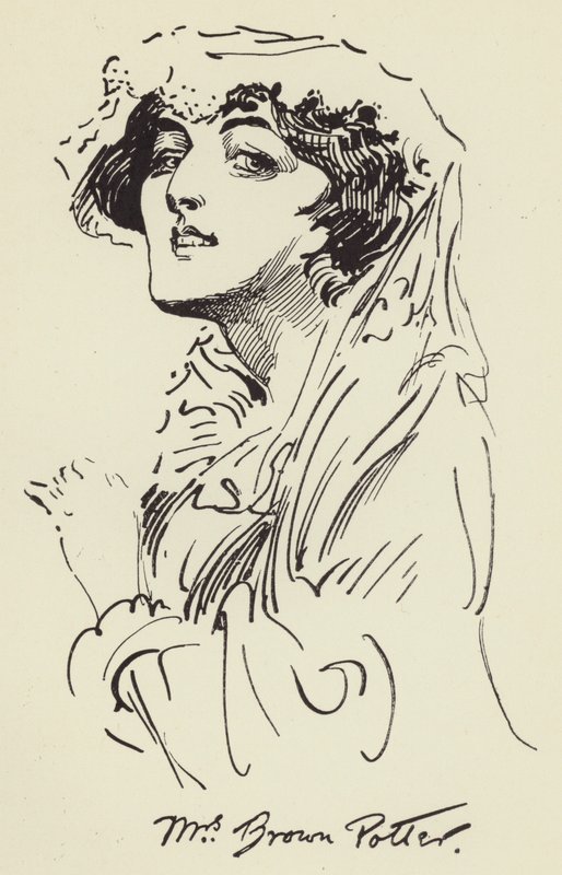 Mrs. Brown Potter alkotó: Harry Furniss