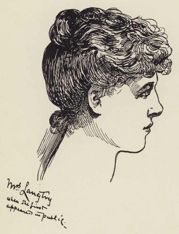 Langtry asszony alkotó: Harry Furniss