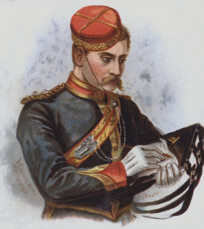 A 12. Lancers kapitánya (chromolitho) alkotó: Harry Payne