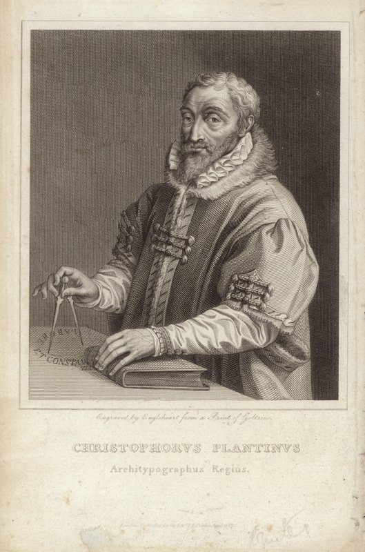 Christophe Plantin alkotó: Hendrik Goltzius