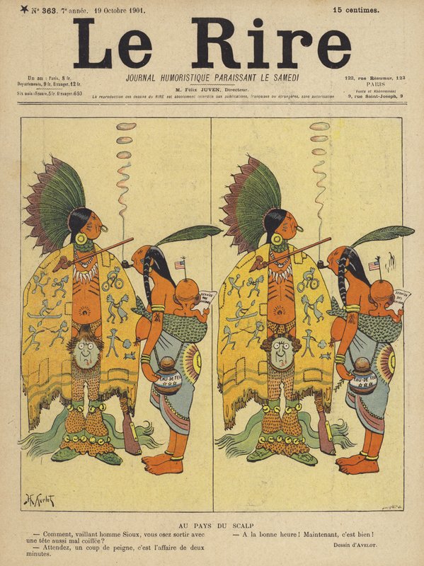 Illusztráció Le Rire alkotó: Henri Avelot